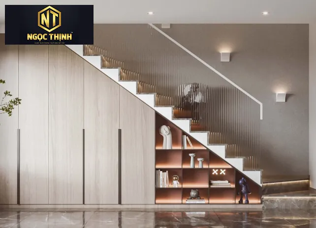 KỆ CẦU THANG NGỌC THỊNH PHONG CÁCH CHÂU ÂU